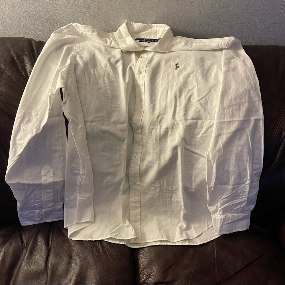 Ralph Lauren long sleeve chambray Oxford XXL